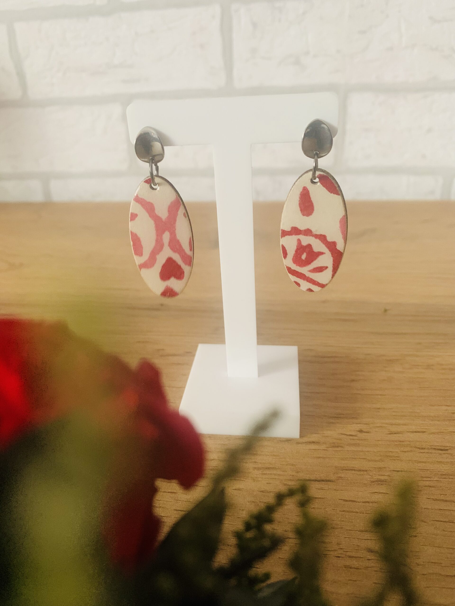 Kolczyki Ciepła przestrzeń - obrazek 2