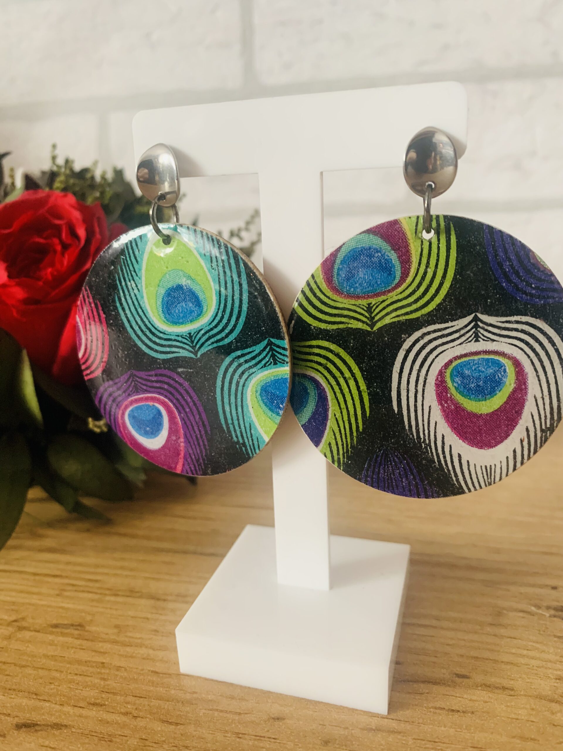 Kolczyki Artystyczna iskra - obrazek 2